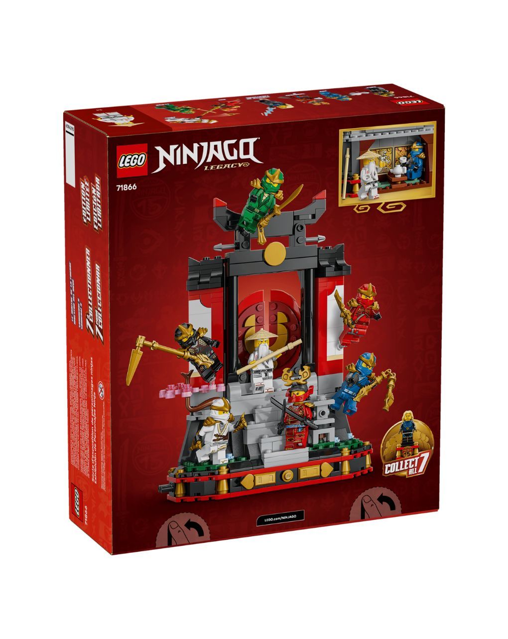 Lego ninjago ninja character display 15th anniversary 71866 - LEGO, Lego Ninjago