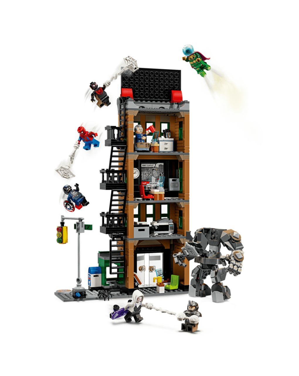 Lego super heroes spider-man vs. mysterio: the dialy bugle 76342 - LEGO, LEGO Marvel Super Heroes