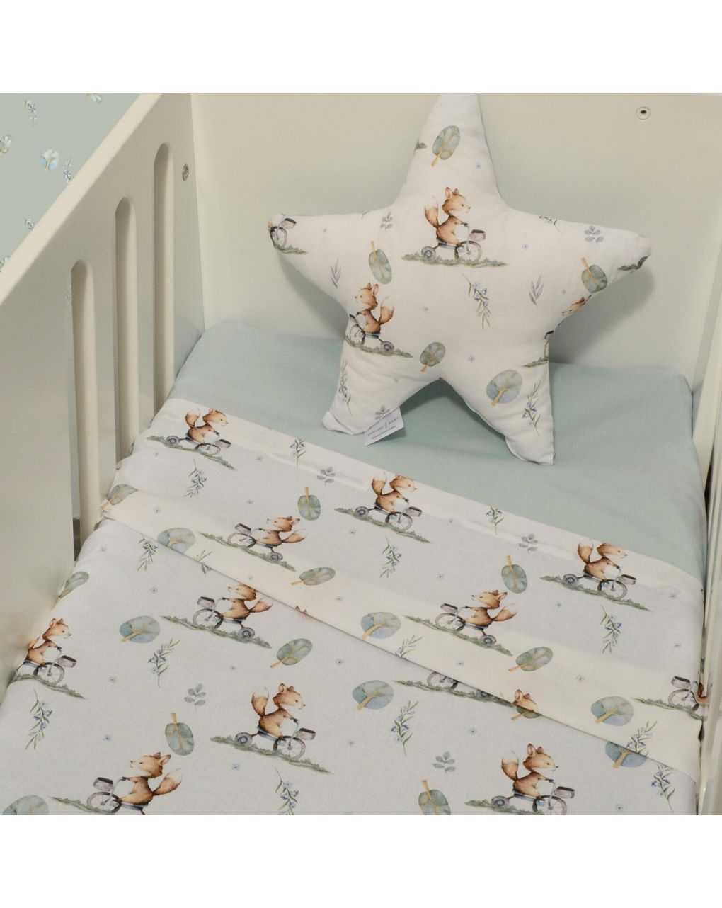 Baby oliver σετ σεντόνια λίκνου 75×110cm σχέδιο 423 46-6704/423