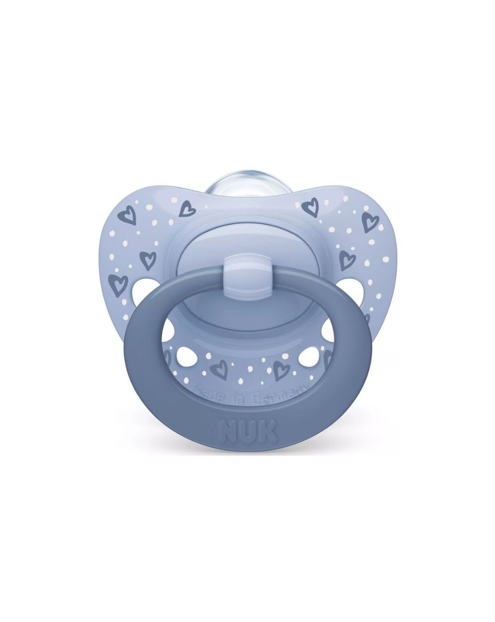 Nuk πιπίλες σιλικόνης 2τμχ first choice day & night 0-6m boy - Nuk
