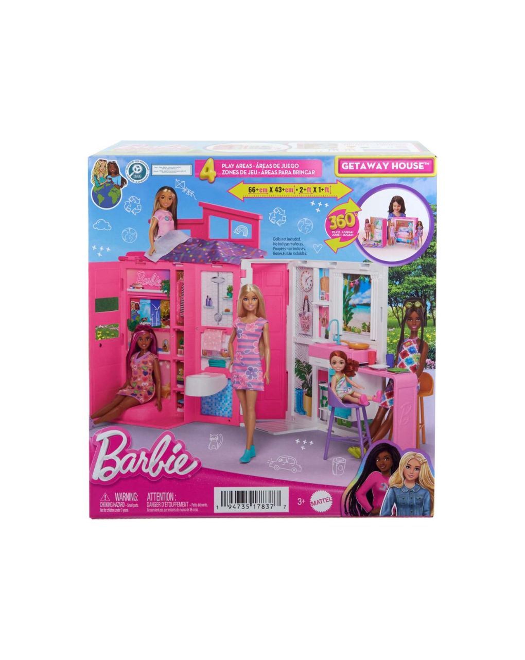 Barbie σπιτάκι-βαλιτσάκι hrj76