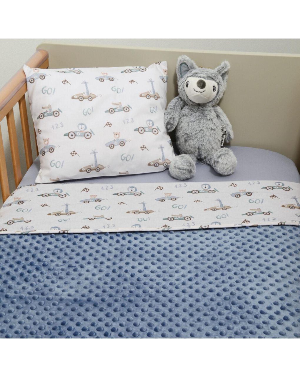 Baby oliver minky κουβέρτα αγκαλιάς διπλής όψης σχέδιο 421 46-6734/421 - BABY OLIVER