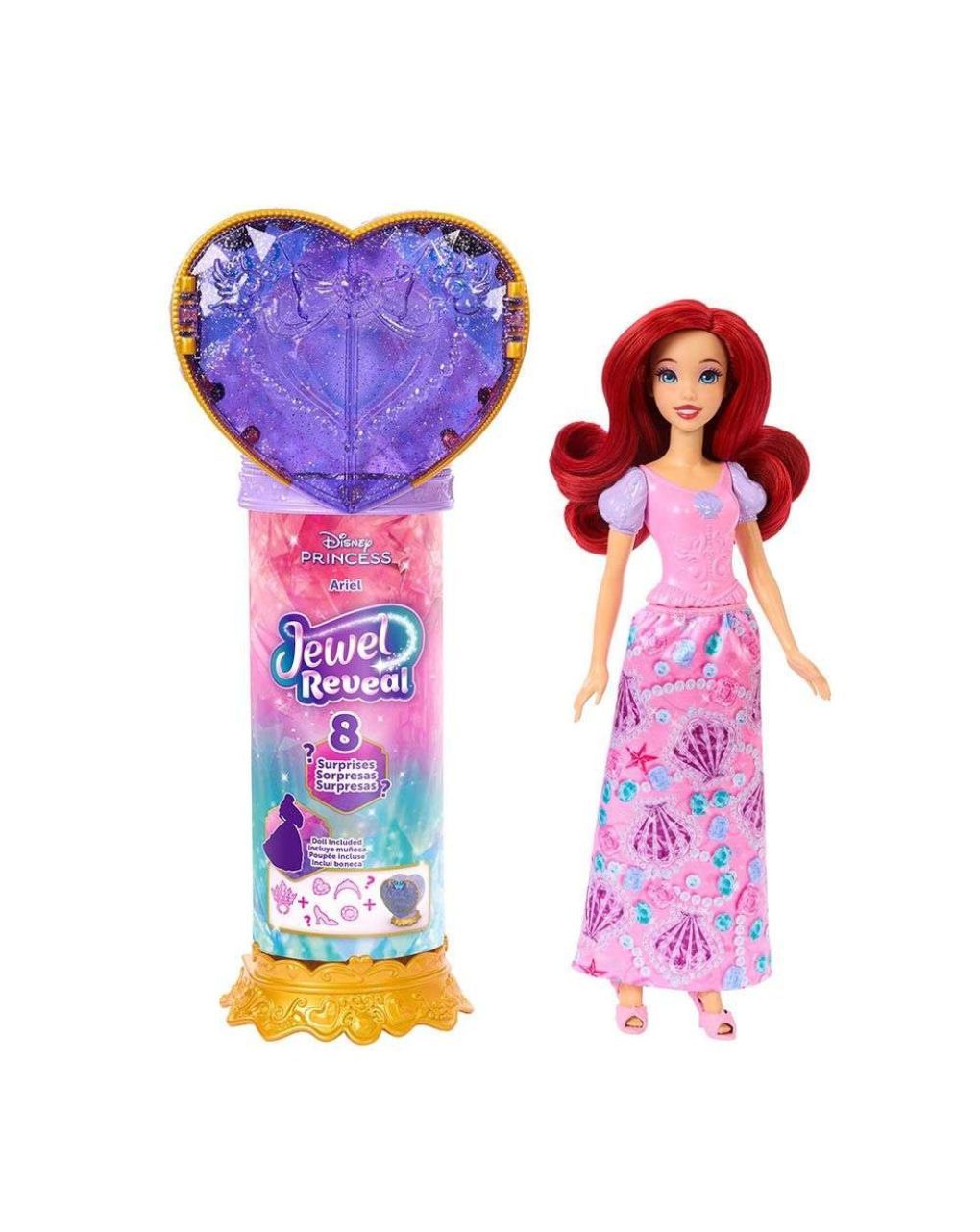 Disney princess άριελ με κοσμηματοθήκη jhl49 - Disney Princess