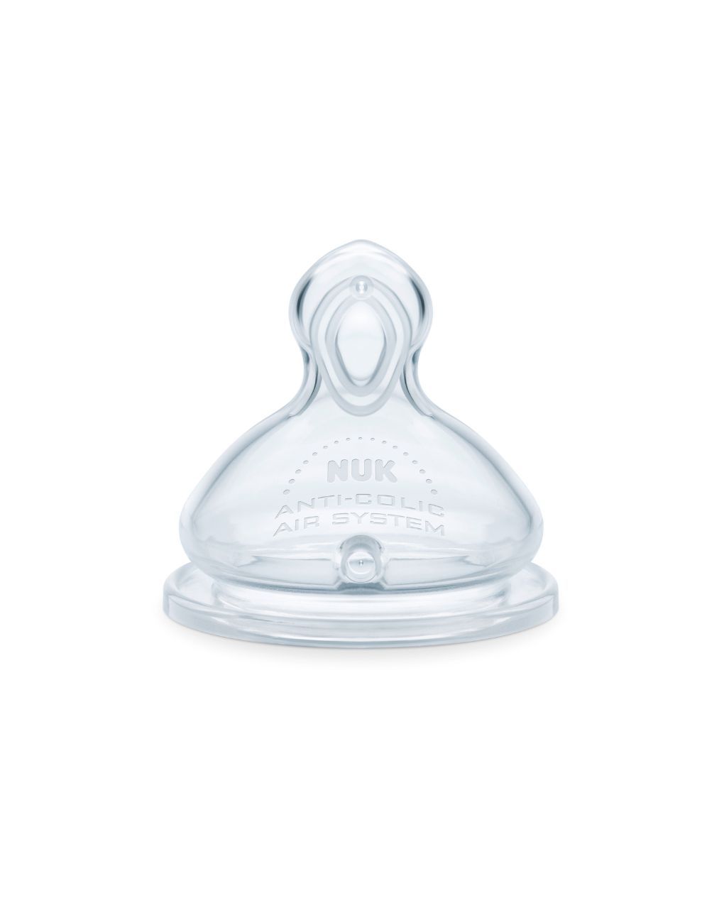 Nuk θηλή σιλικόνης first choice 2τμχ μέγεθος m 3m+ - Nuk