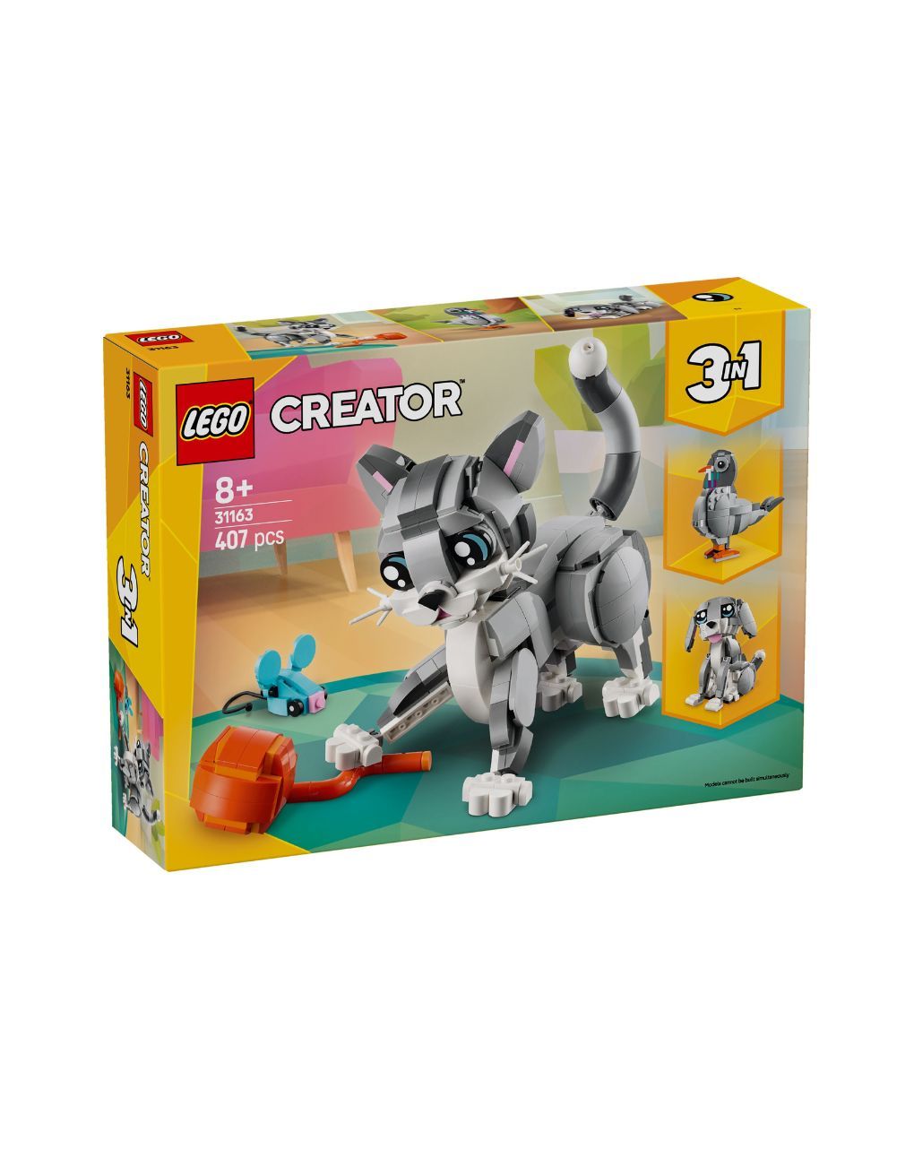 Lego creator 3in1 playful cat 31163