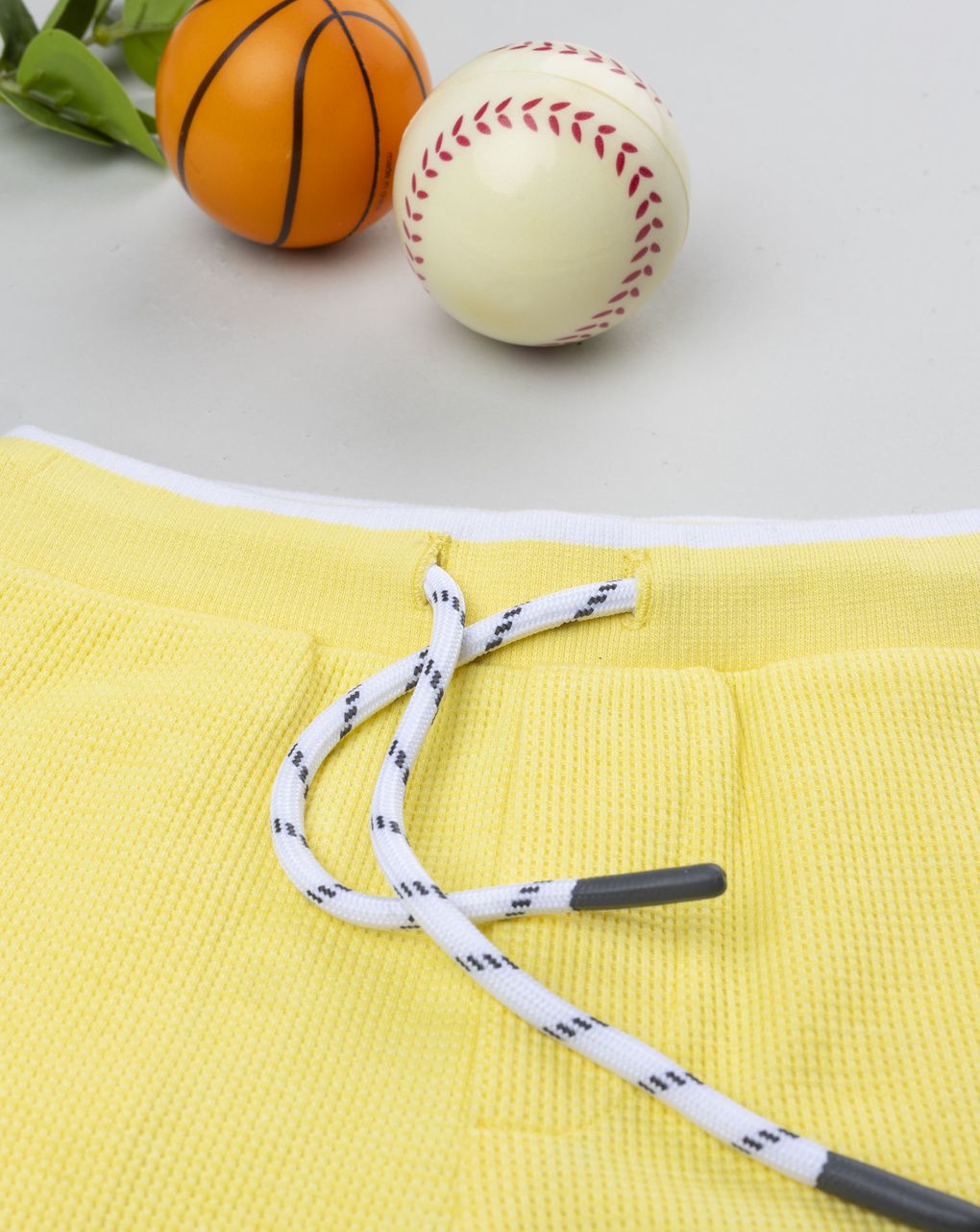 βρεφικό σορτσάκι κίτρινο player για αγόρι - Prénatal