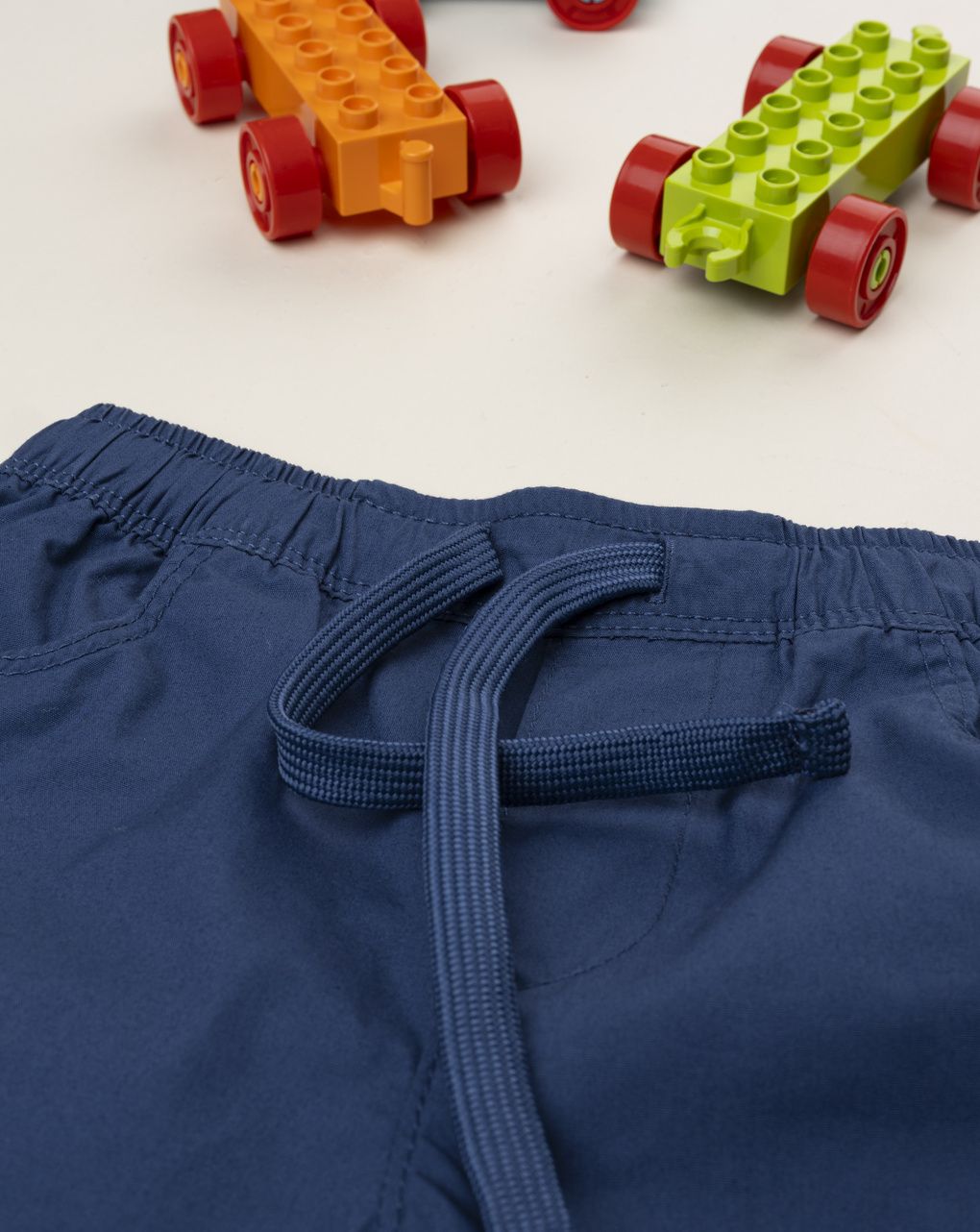 βρεφικό σορτσάκι μπλε με κορδόνι για αγόρι - Prénatal