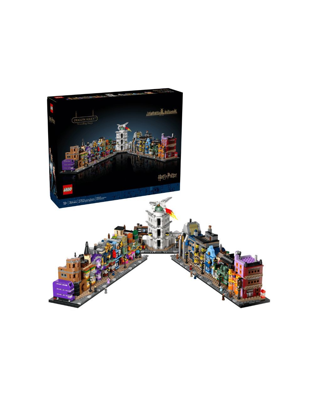 Lego harry potter diagon alley wizarding shops 76444 - LEGO, Lego Harry Potter