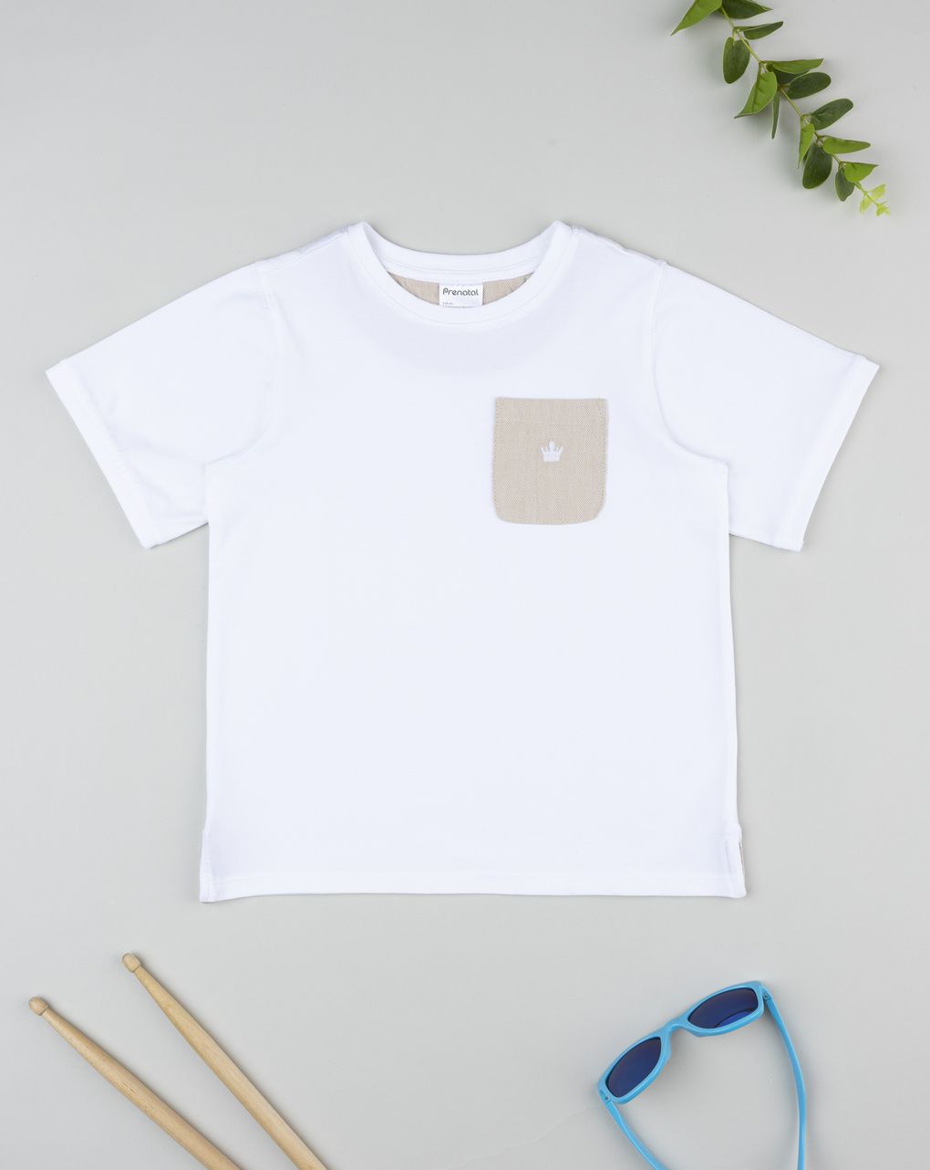 παιδικό t-shirt λευκό elegant για αγόρι