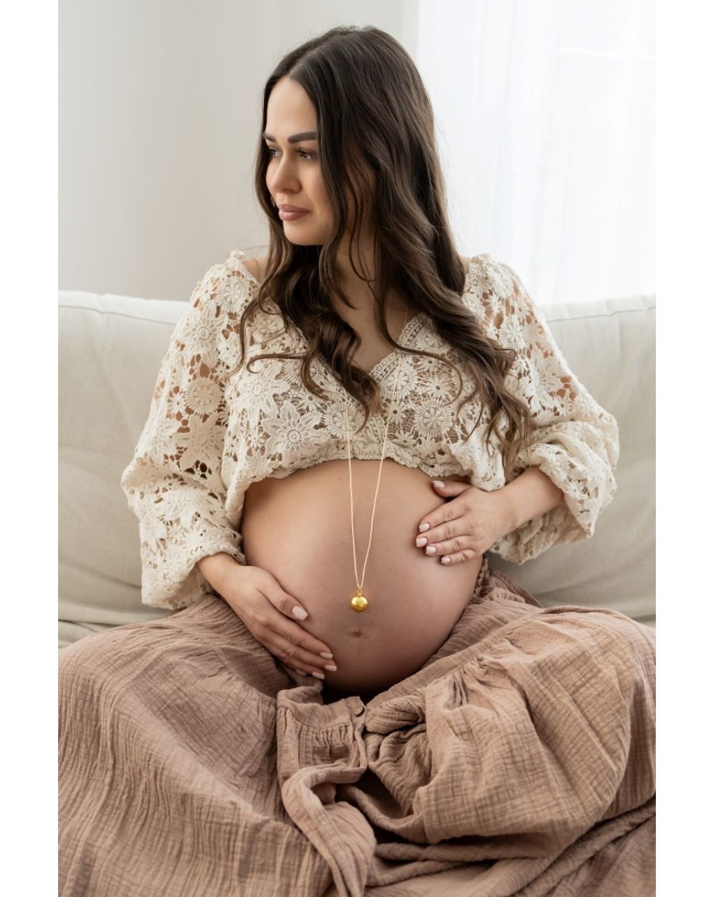 Proud mama μενταγιόν bola sofie gold pm-672 - Proud Mama