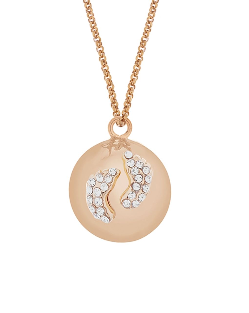 Proud mama μενταγιόν bola eva babybell glowing πατουσάκια pink pm-617