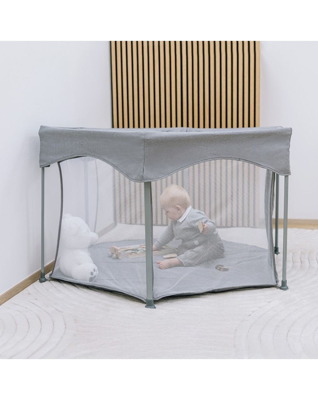 Freeon εξάγωνο πάρκο μωρού playpen hexagon quick folding  88353 - Freeon