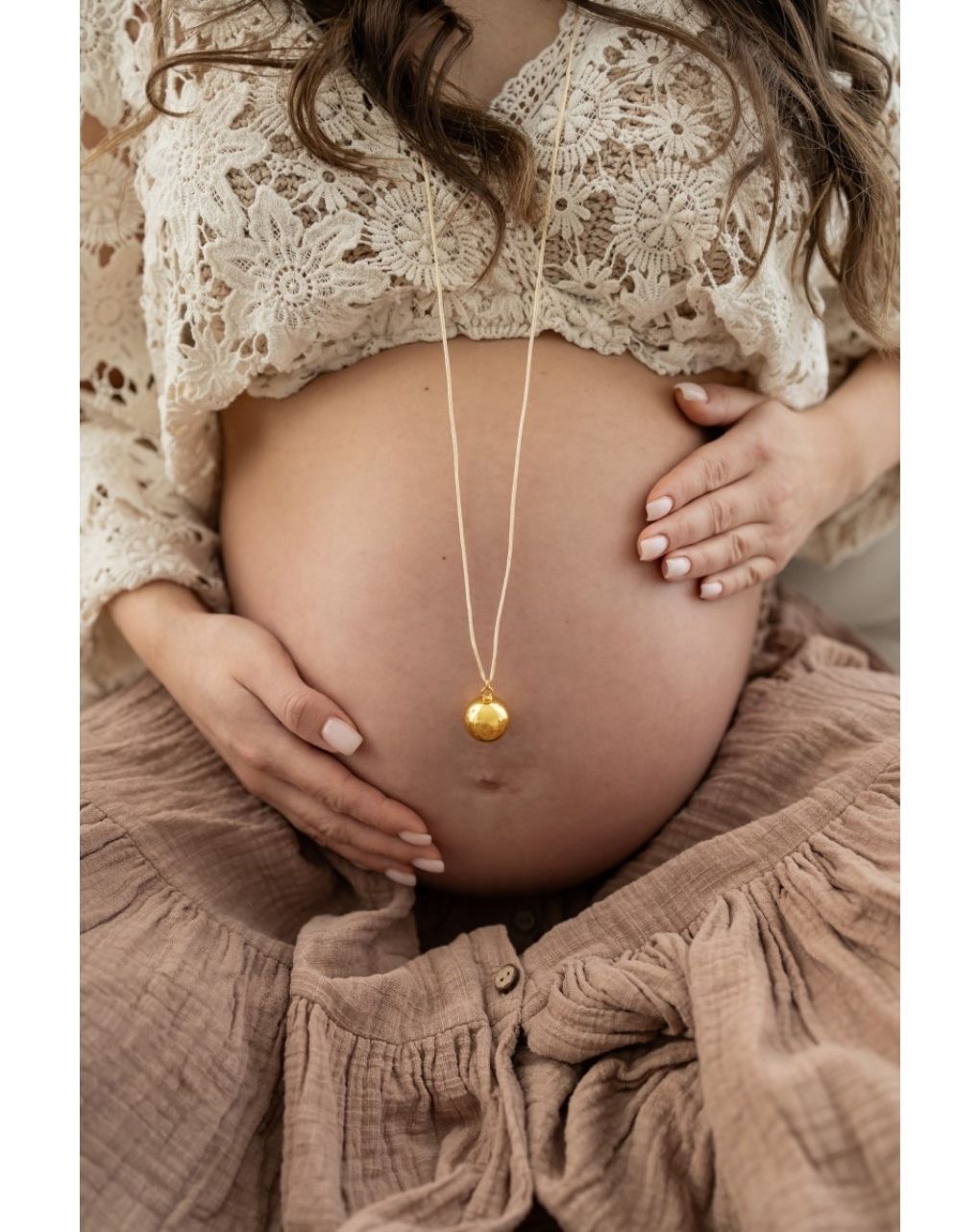 Proud mama μενταγιόν bola sofie gold pm-672 - Proud Mama