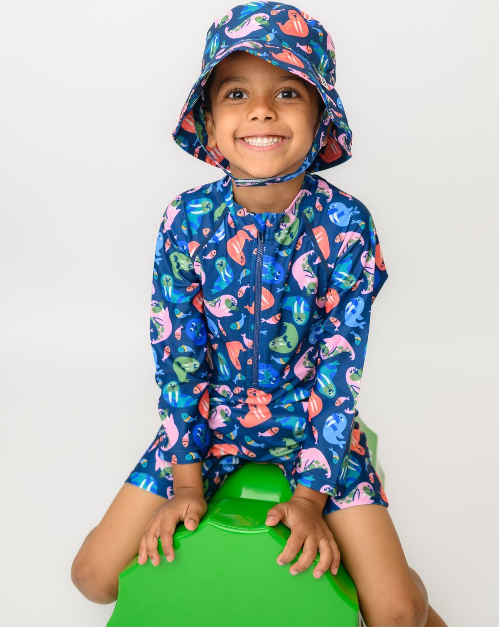 Zoocchini surf suit upf50 wally the walrus 6 μηνών - 4 ετών zoo12425 - Zoocchini