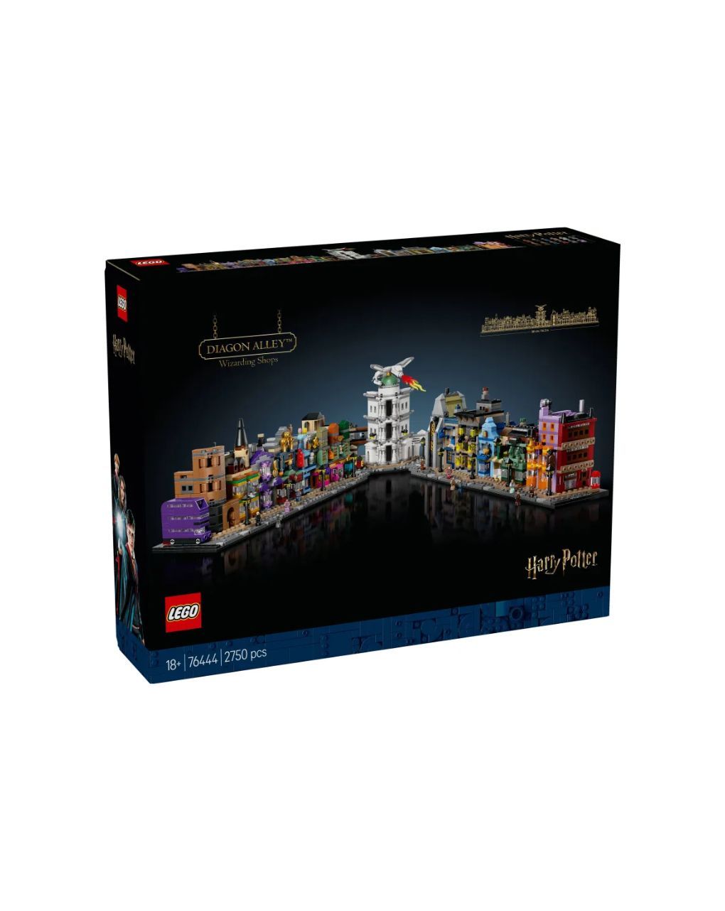 Lego harry potter diagon alley wizarding shops 76444