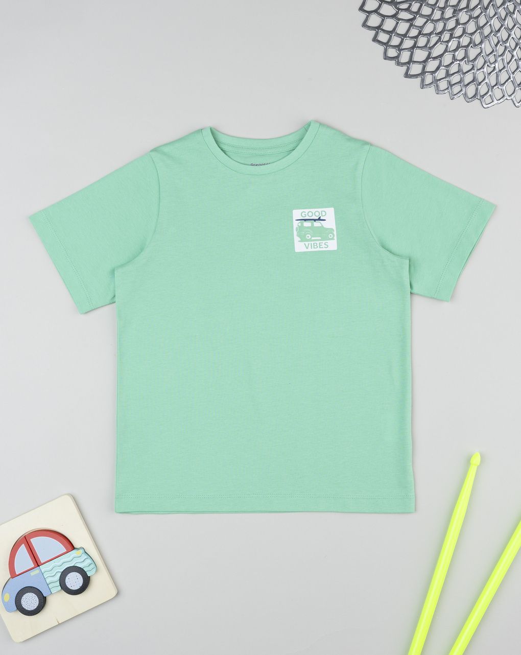 παιδικό t-shirt βεραμάν good vibes για αγόρι