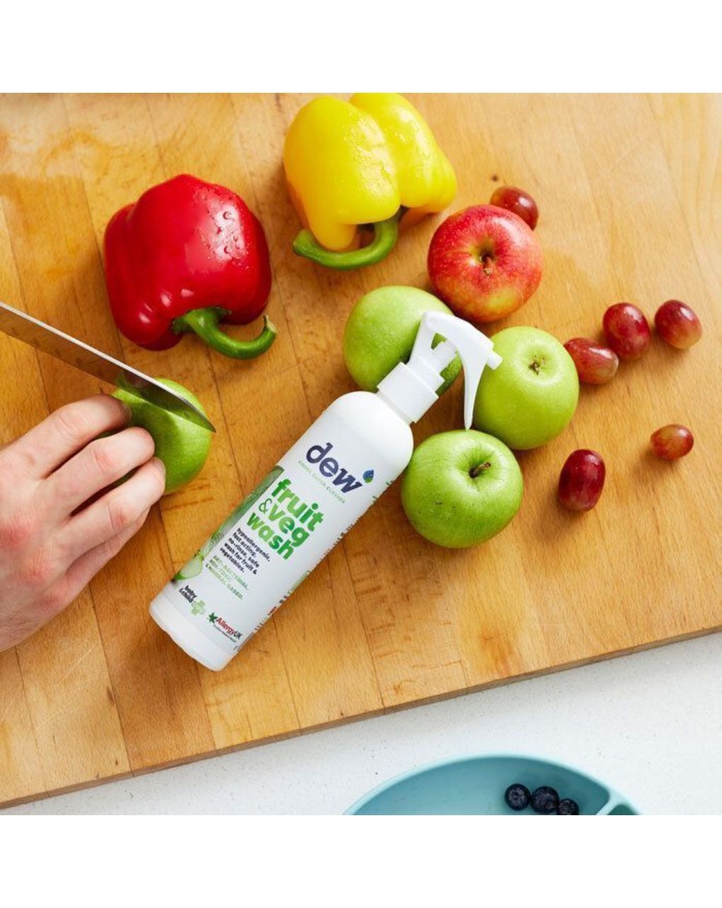 Dew fruit & veg wash απολυμαντικό καθαριστικό spray φρούτων λαχανικών χωρίς τοξικά χημικά 250ml eco/1100900992 - Dew