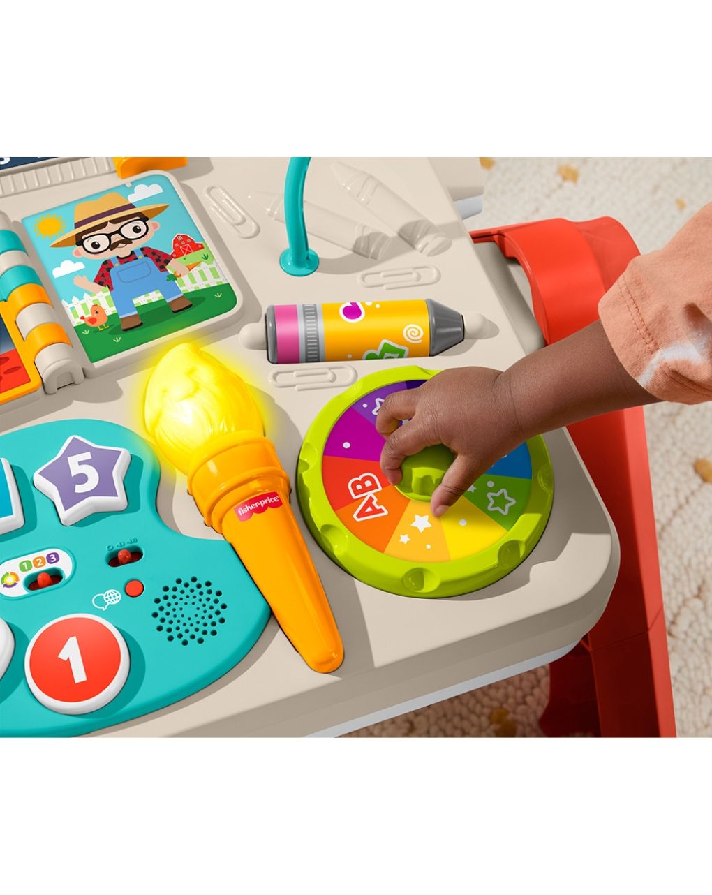 Fisher-price παίζω & μαθαίνω εκπαιδευτικό τραπέζι-πίνακας 4 σε 1 jlm96 - Fisher-Price