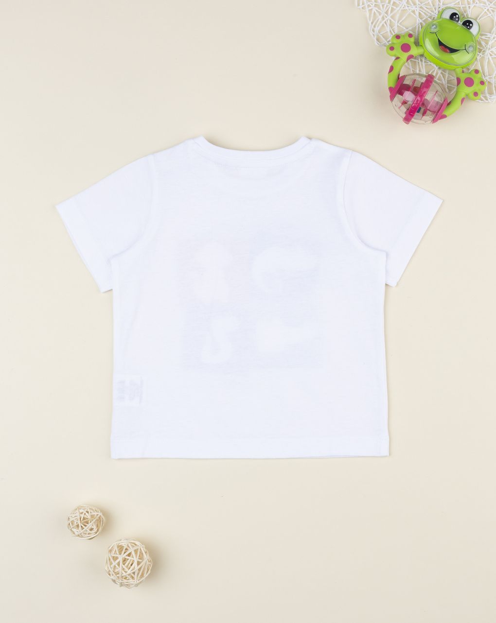 βρεφικό t-shirt λευκό με ζωάκια για αγόρι - Prénatal