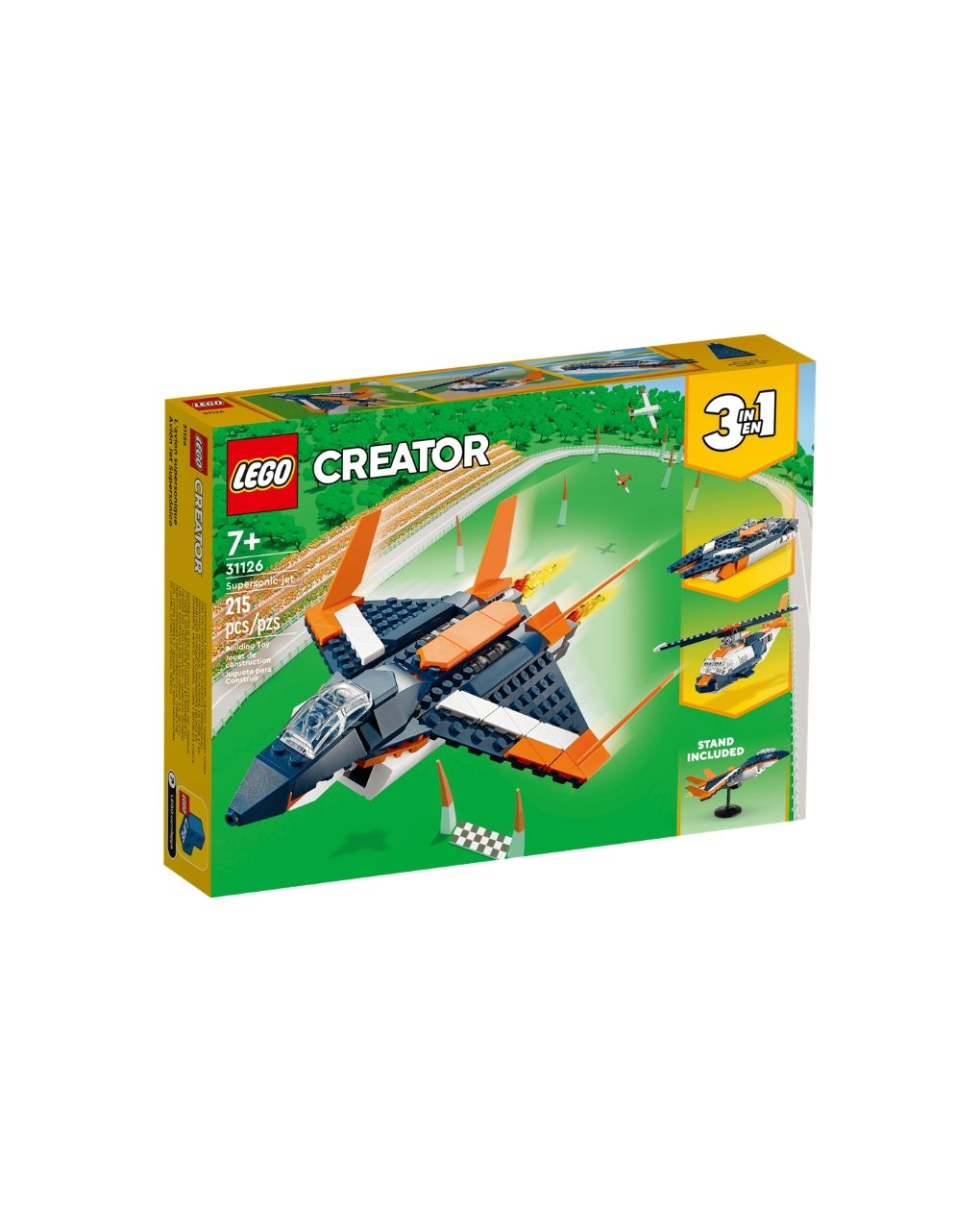 Lego creator 3 in 1 supersonic jet 31126