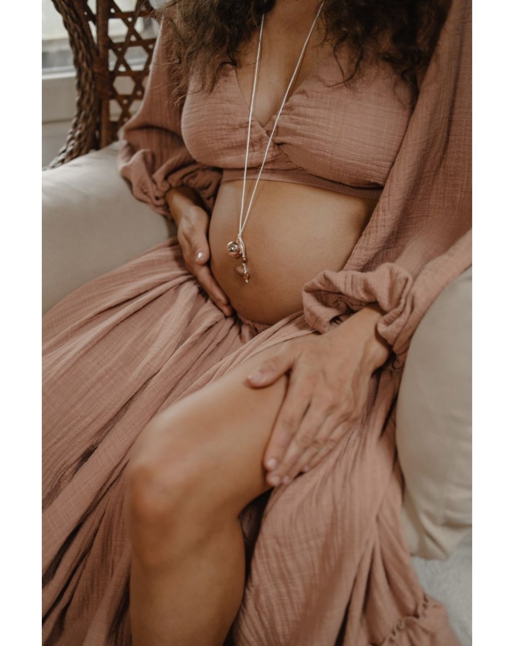 Proud mama μενταγιόν bola sofie rose gold πατουσάκια pm-671 - Proud Mama