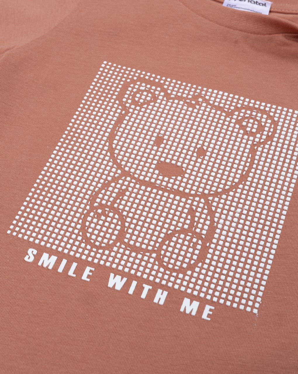 βρεφικό t-shirt πορτοκαλί smile για αγόρι - Prénatal