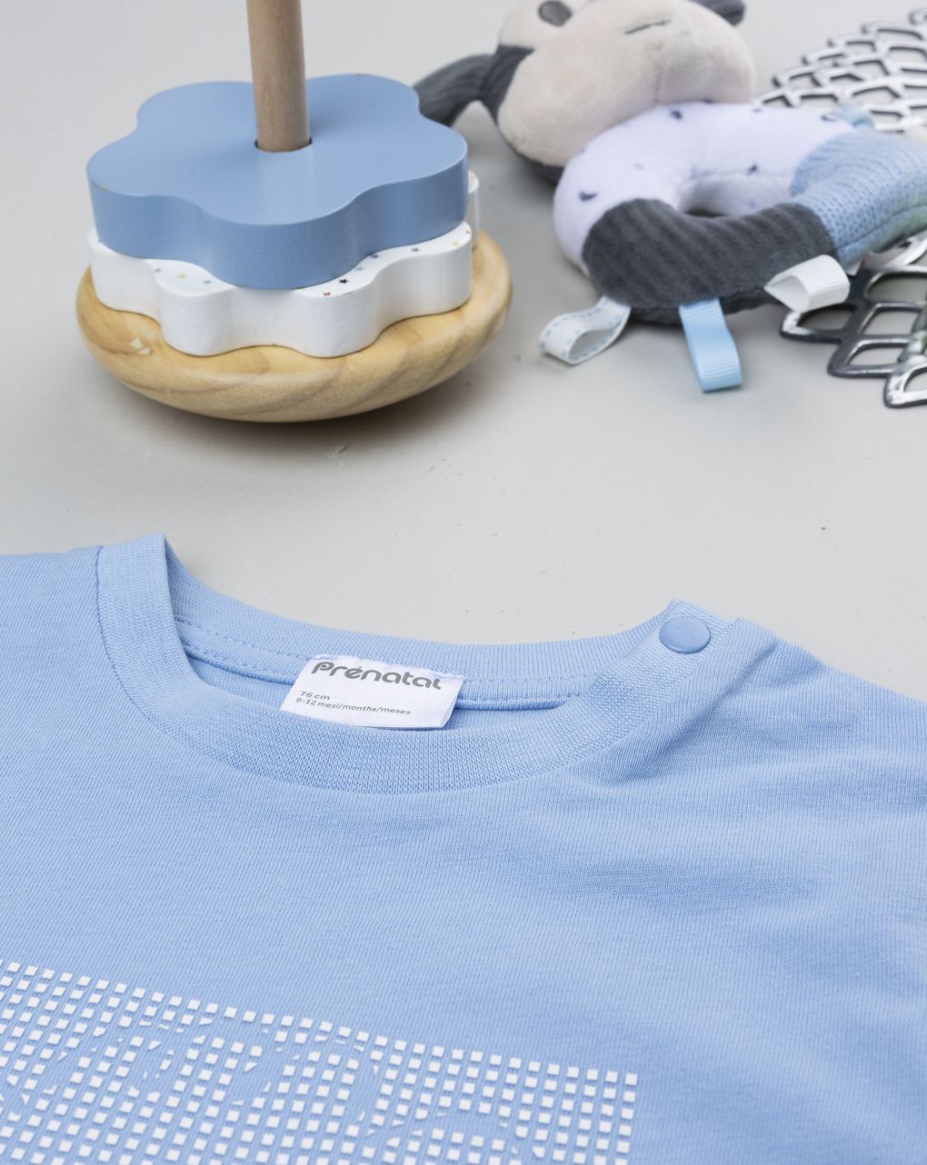 βρεφικό t-shirt γαλάζιο play για αγόρι - Prénatal