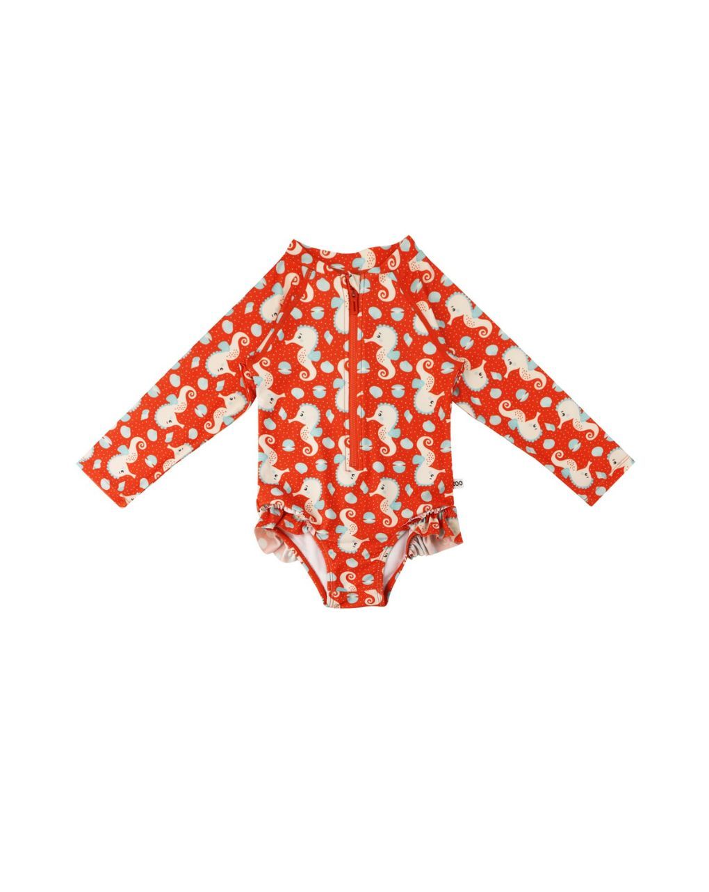 Zoocchini ολόσωμο μαγιό με μανίκια uv sally the seahorse zoo12604