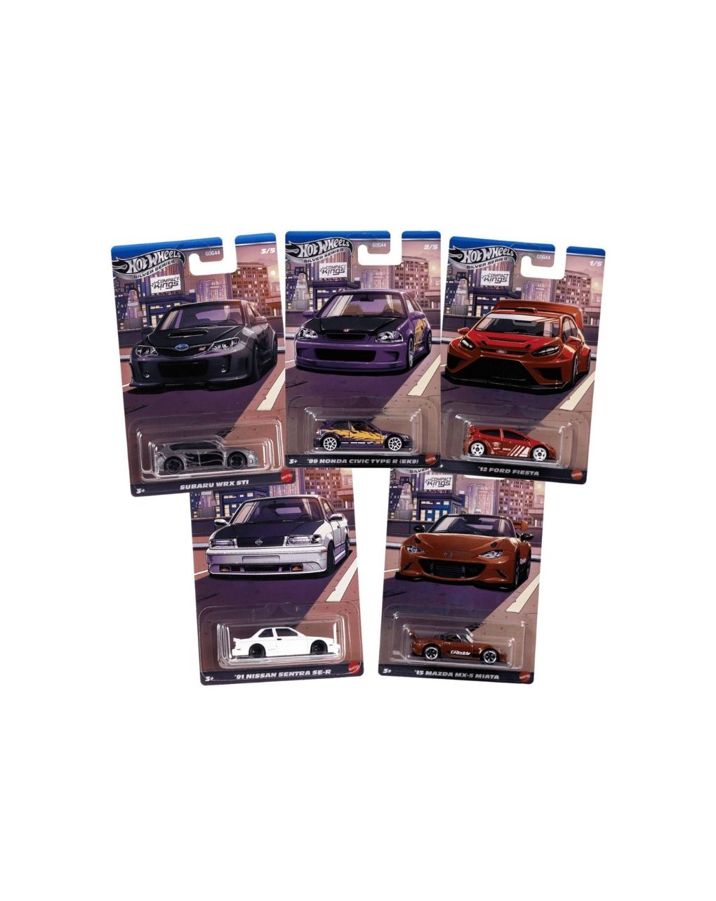 Hot wheels αυτοκινητάκια subcompacts jlt20 (διάφορα σχέδια)