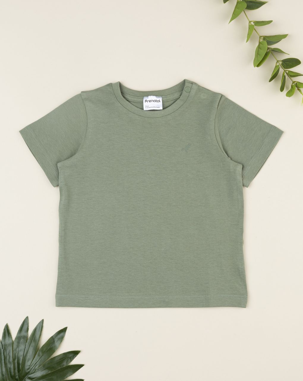 βρεφικό t-shirt λαδί dino για αγόρι