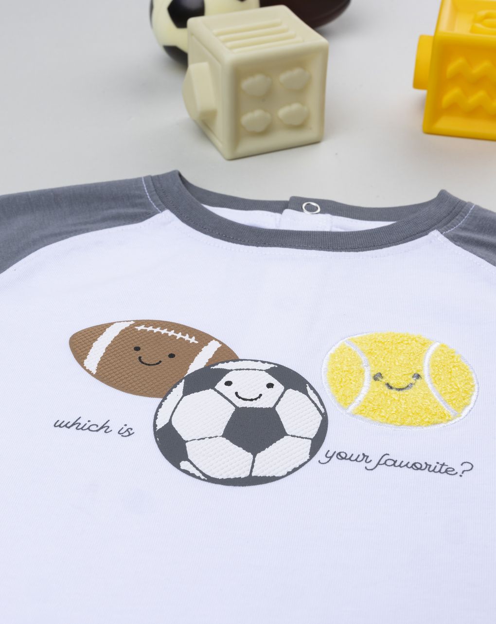 βρεφικό t-shirt λευκό sport για αγόρι - Prénatal