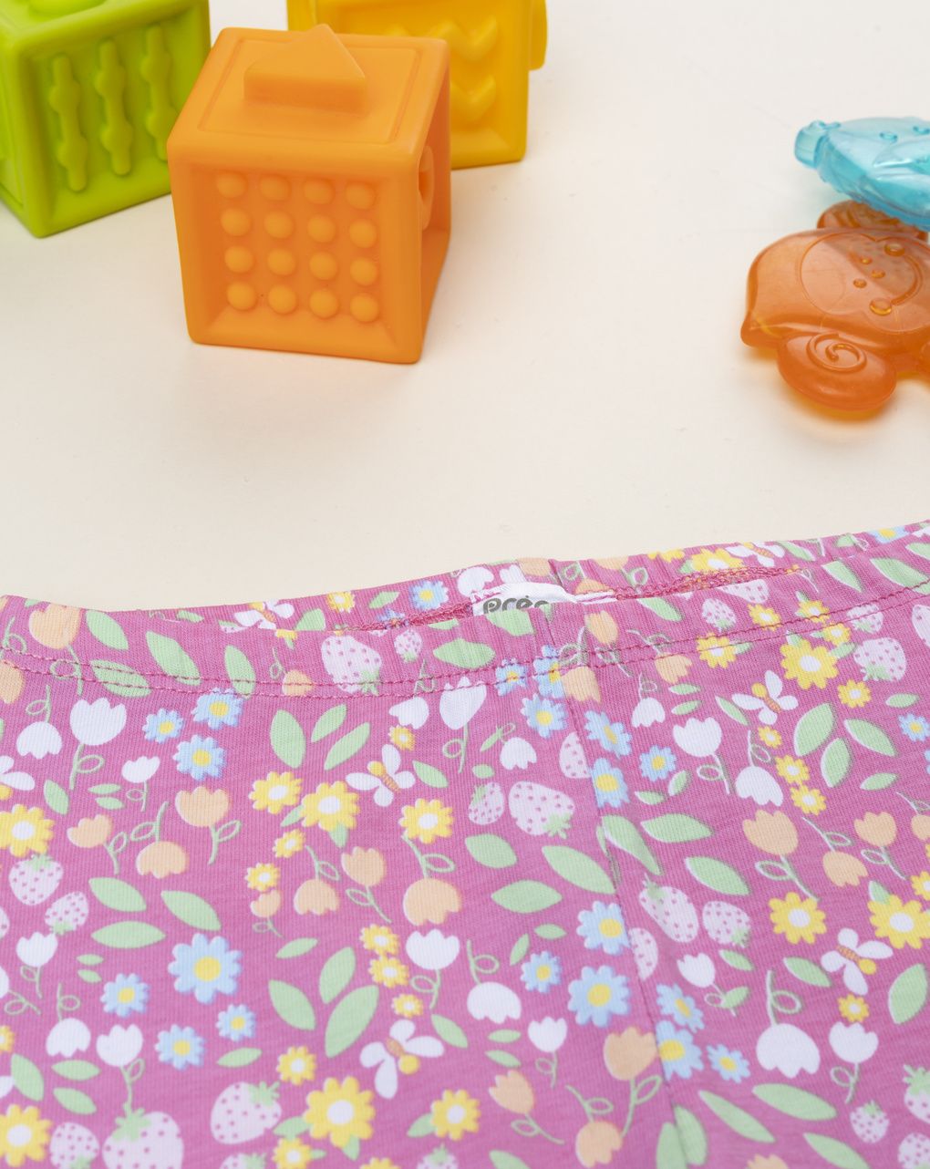 βρεφικό κολάν ροζ φλοράλ για κορίτσι - Prénatal