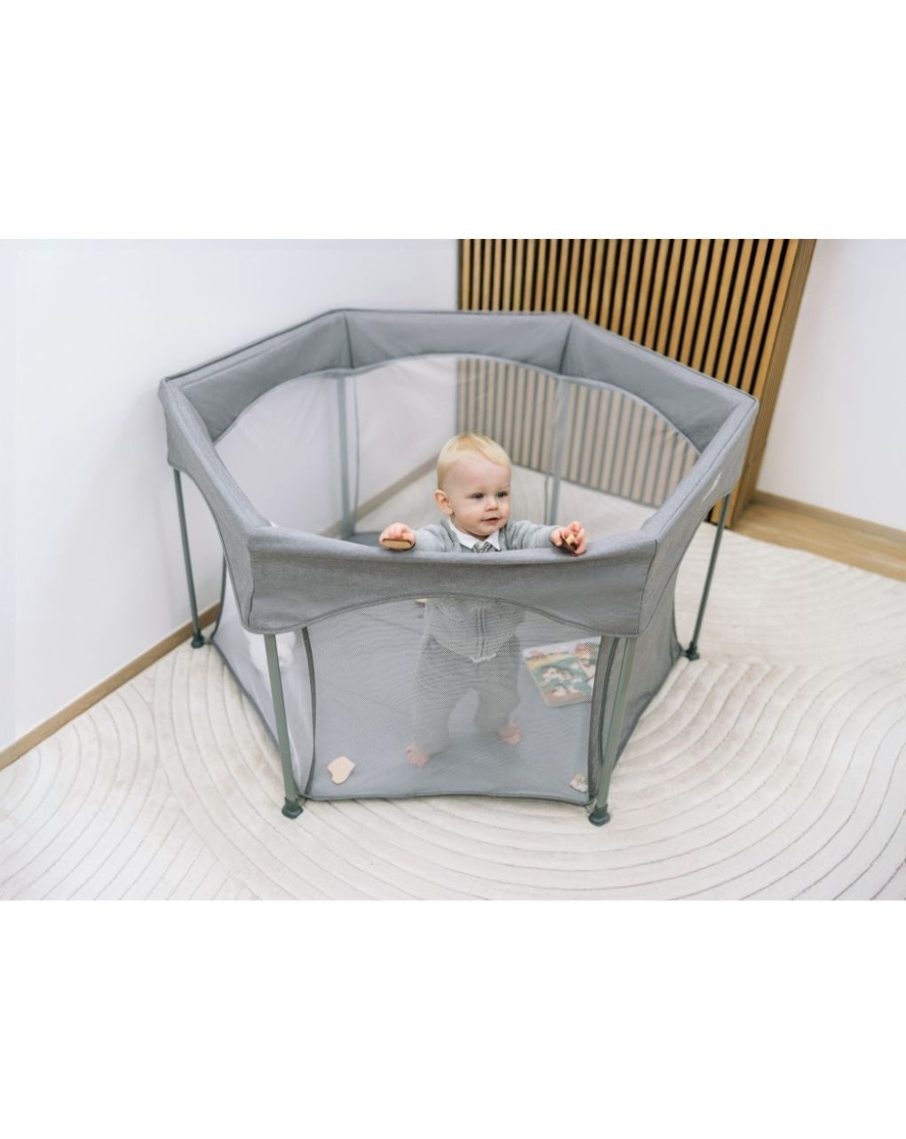 Freeon εξάγωνο πάρκο μωρού playpen hexagon quick folding  88353 - Freeon