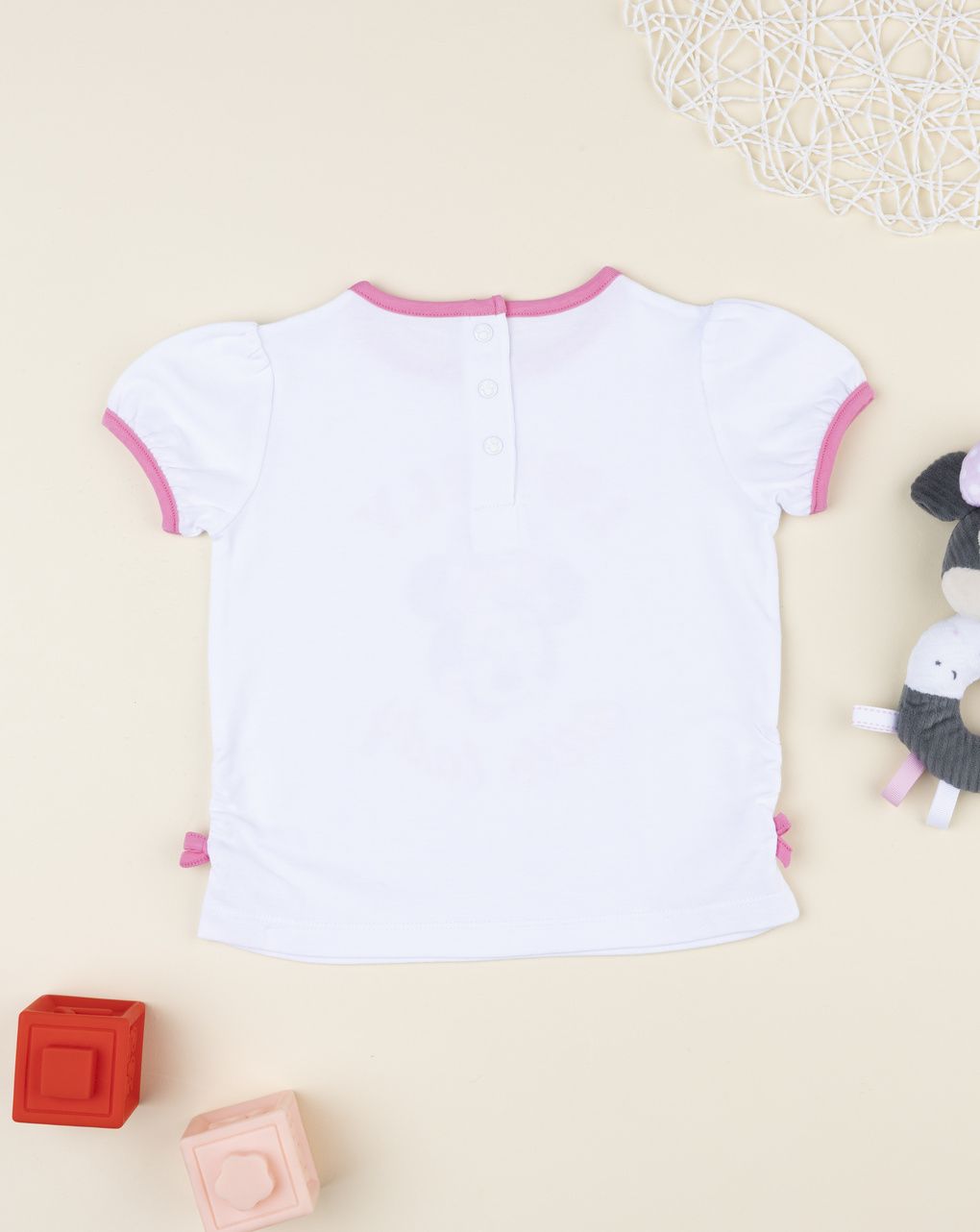 βρεφικό t-shirt λευκό minnie για κορίτσι - Prénatal