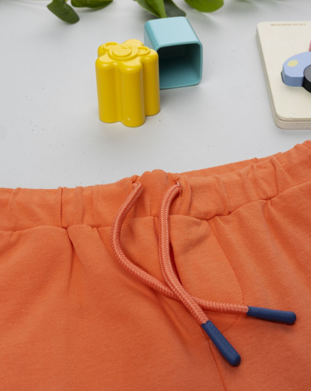 βρεφικό σορτσάκι πορτοκαλί stitch για αγόρι - Prénatal