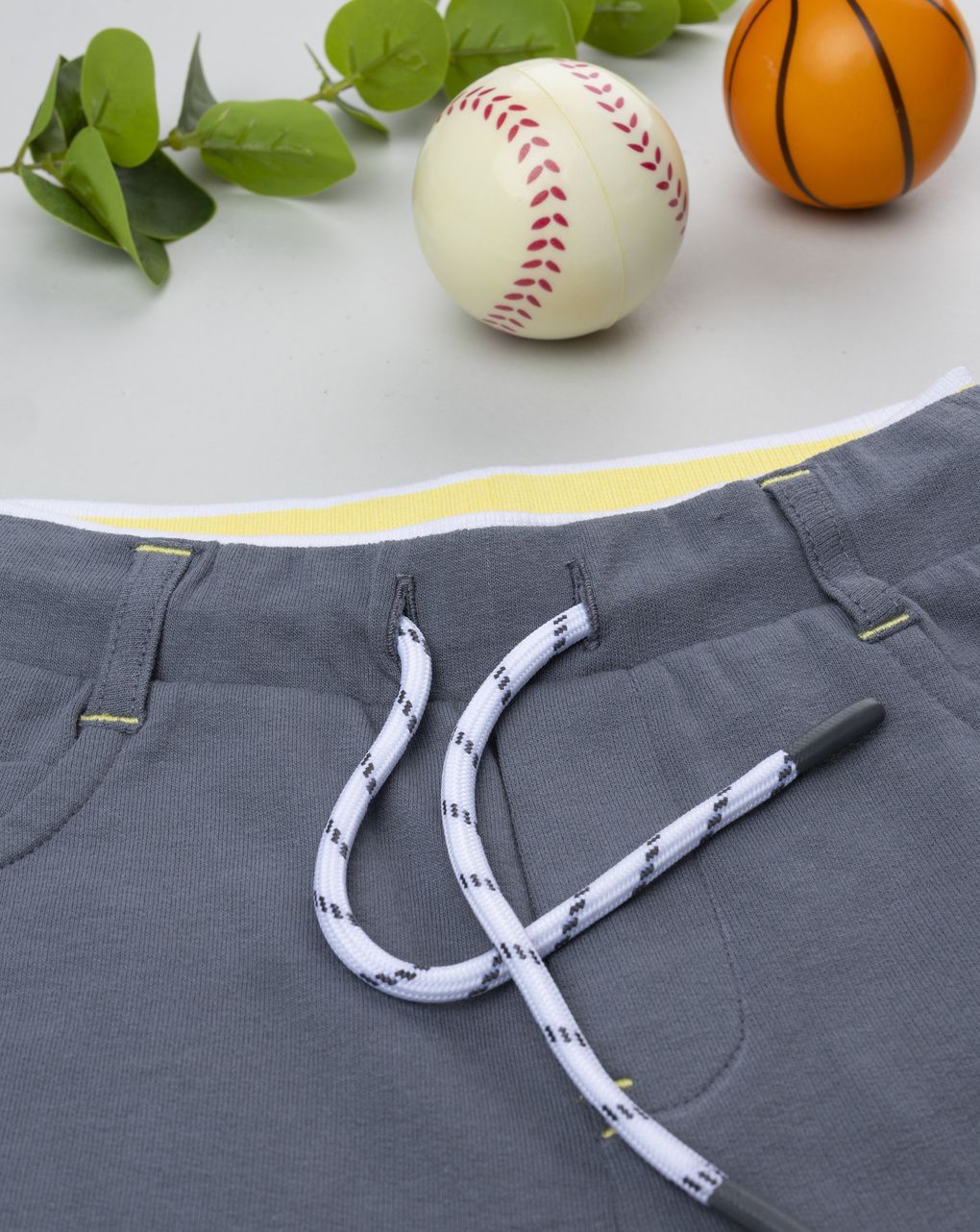 βρεφικό σορτσάκι γκρι player για αγόρι - Prénatal