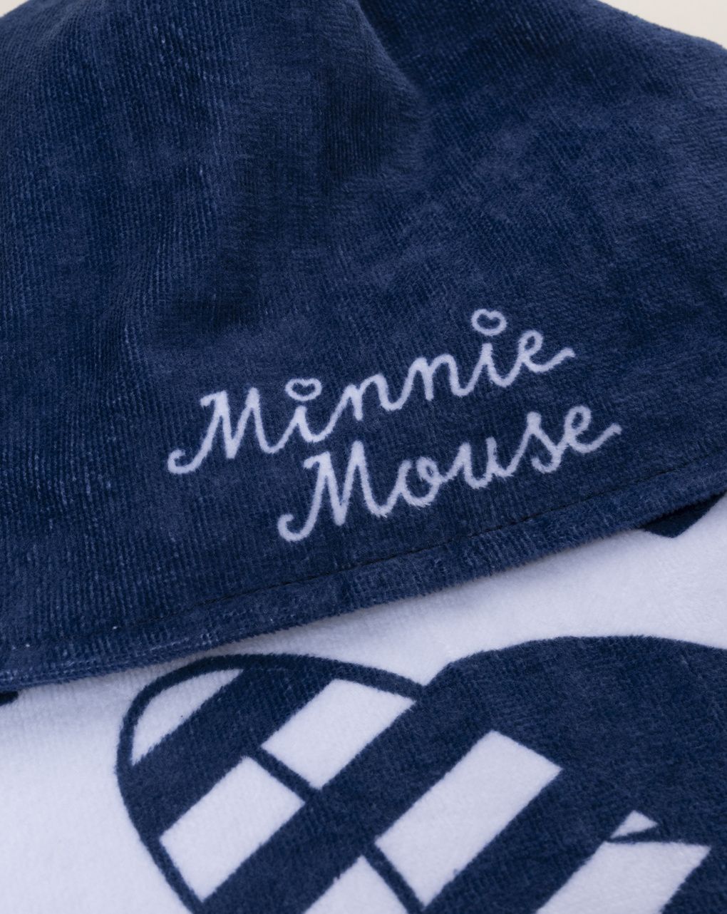 βρεφικό πόντσο θαλάσσης λευκό minnie για κορίτσι - Prénatal