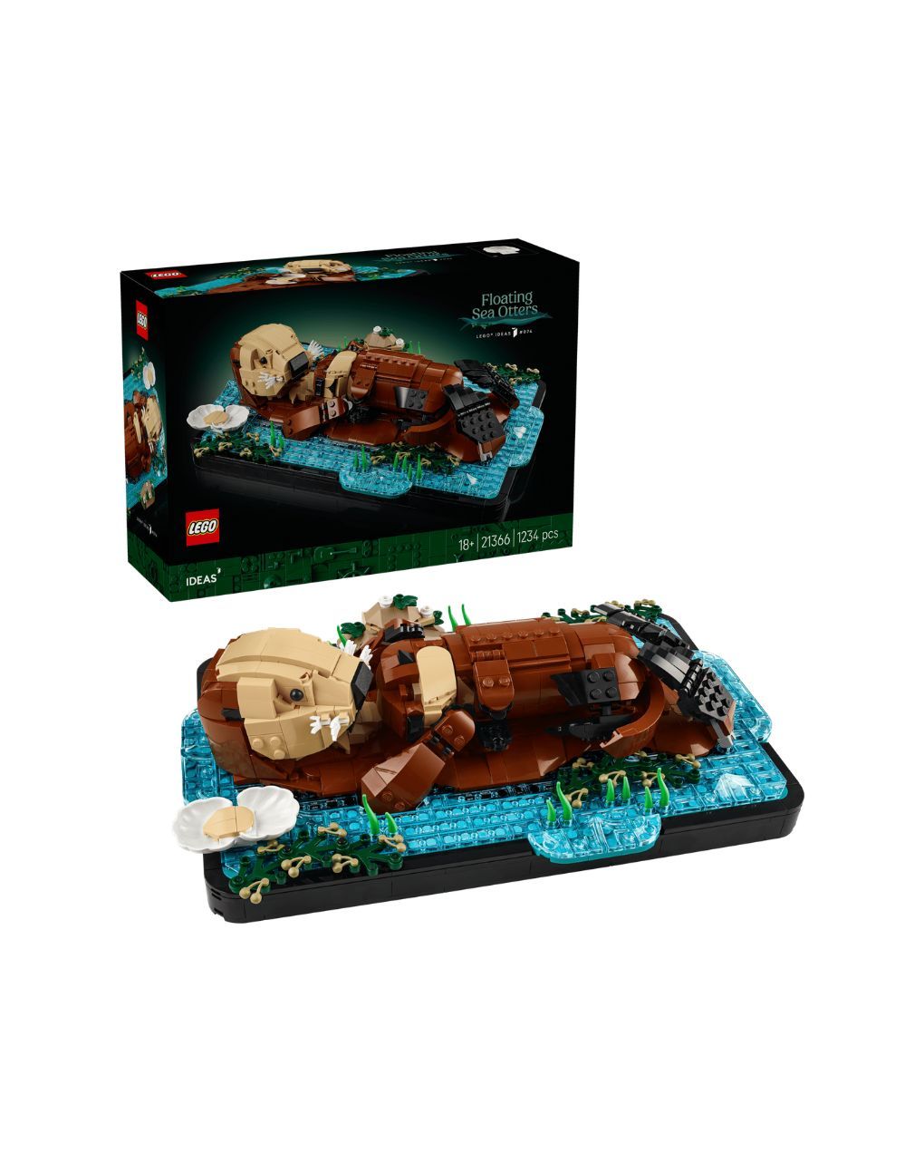 Lego ideas floating sea otters 21366 - LEGO, LEGO Ideas