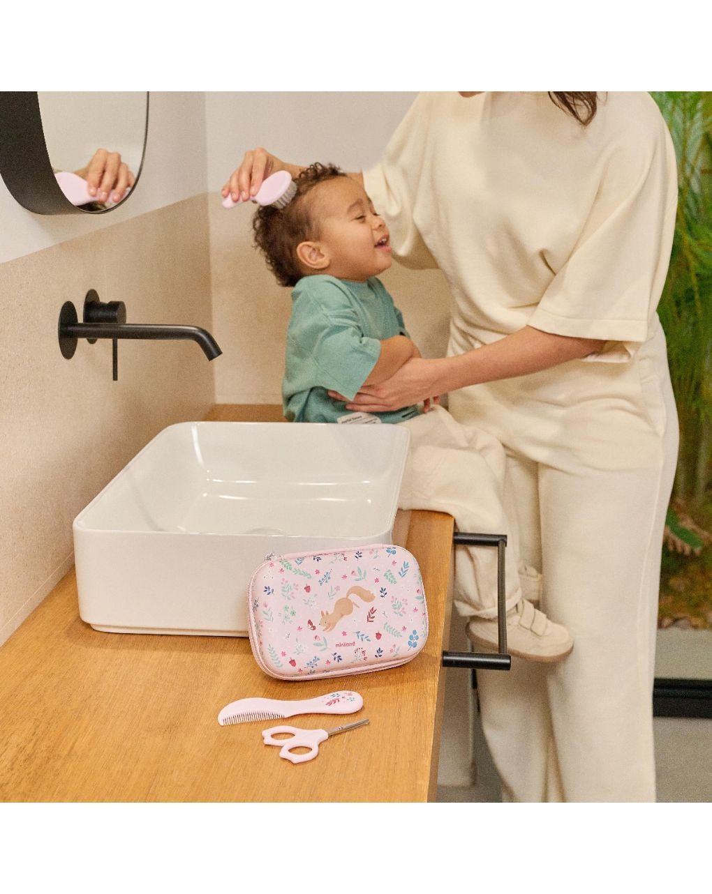 Miniland σετ περιποίησης ταξιδιού baby kit squirrel ml89745 - Miniland