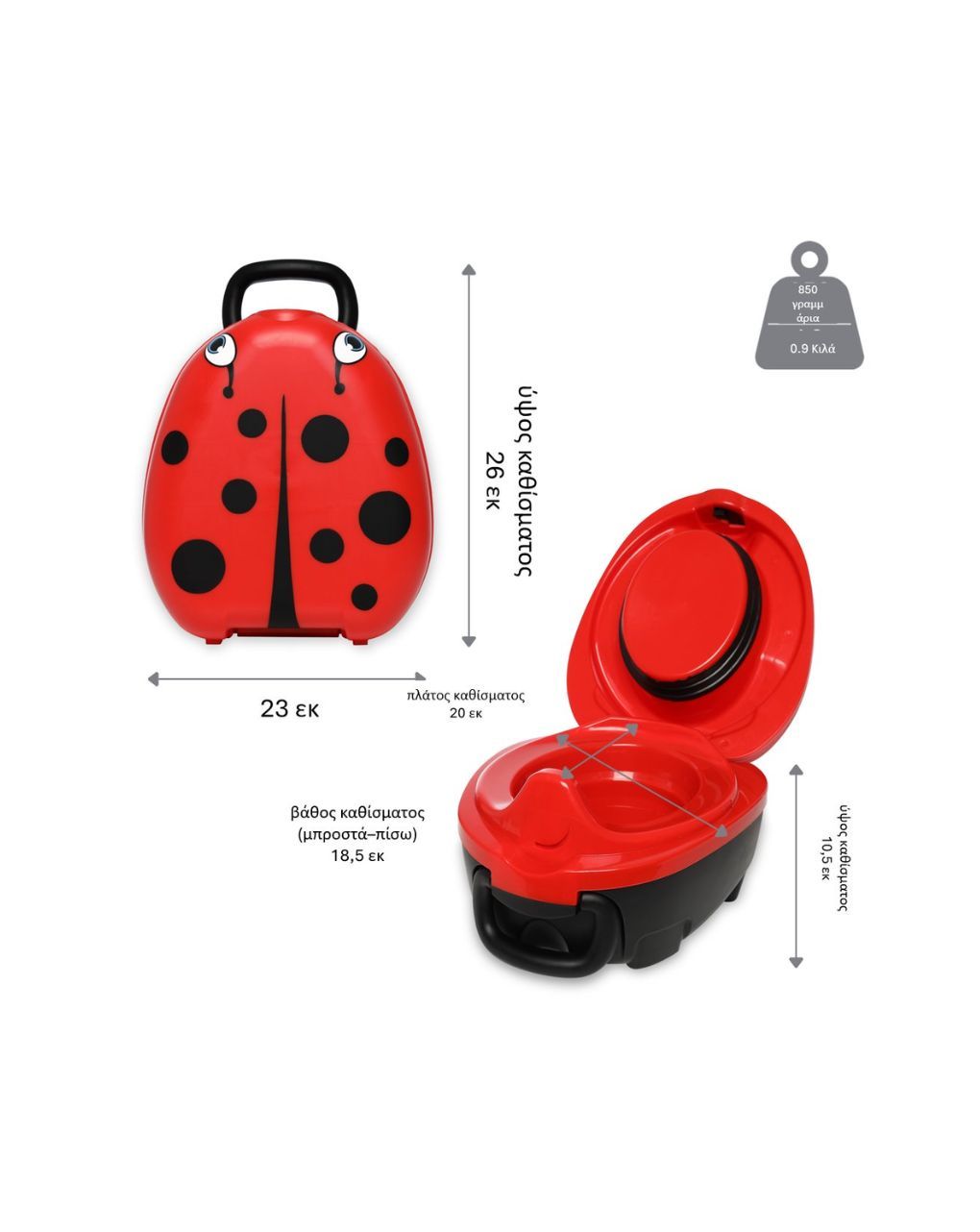 My carry potty φορητό γιο-γιό ladybird mcp-lb - My Carry Potty