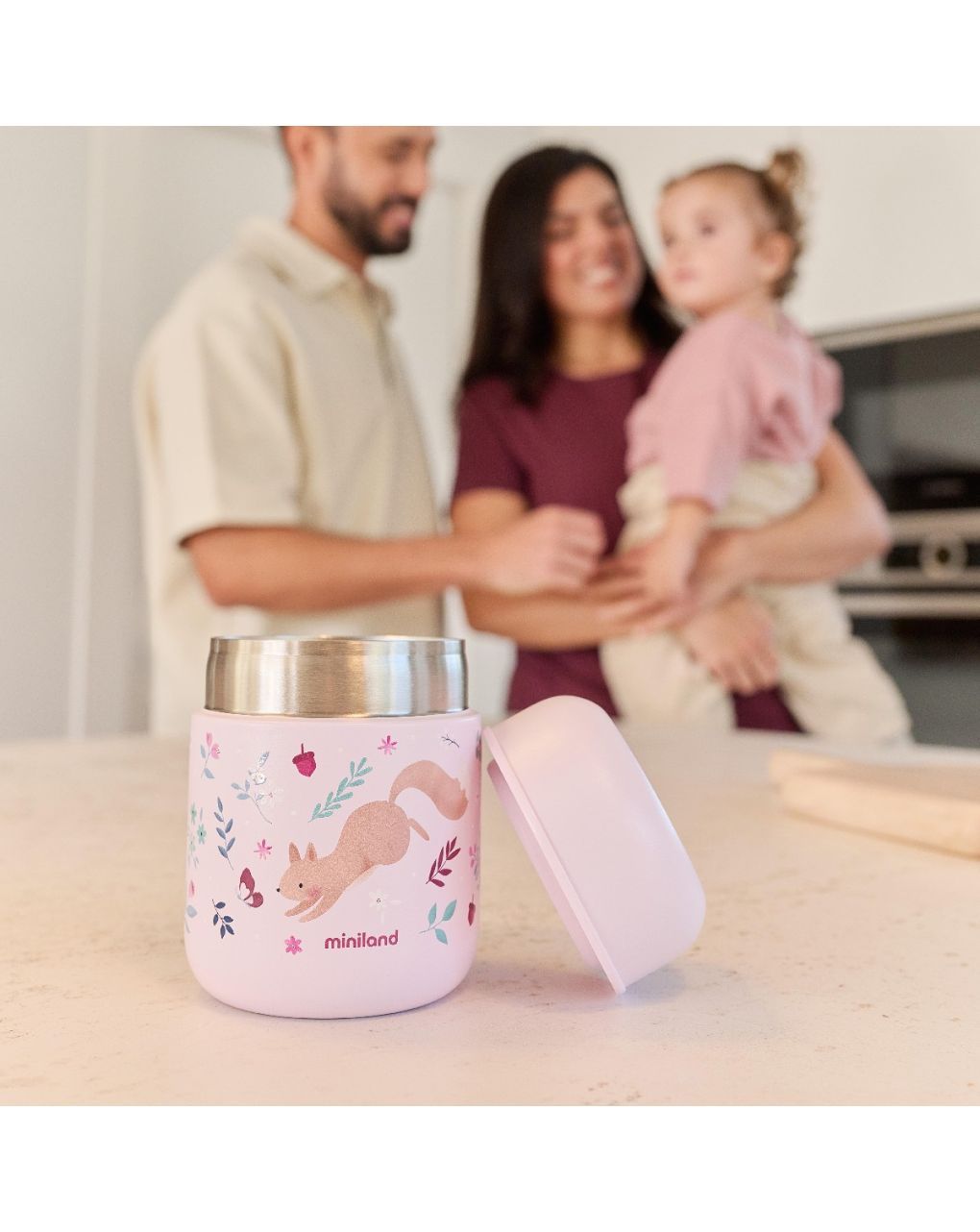 Miniland mini θερμός φαγητού 280ml squirrel ml89733 - Miniland