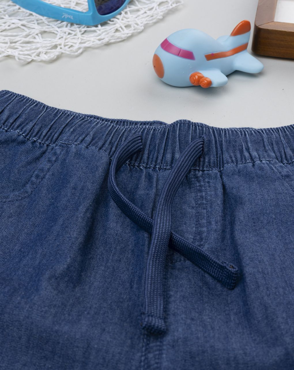 παιδική τζιν βερμούδα μπλε denim rules για αγόρι - Prénatal