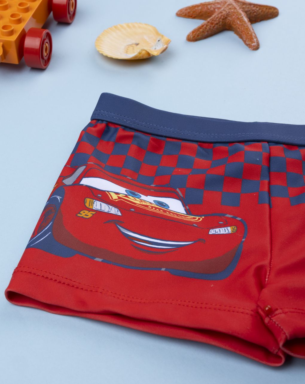 βρεφικό μαγιό σορτσάκι κόκκινο cars για αγόρι - Prénatal
