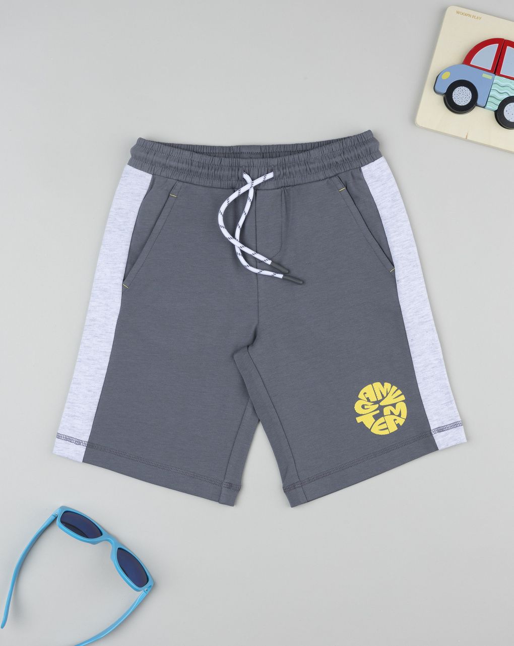παιδική βερμούδα γκρι game για αγόρι