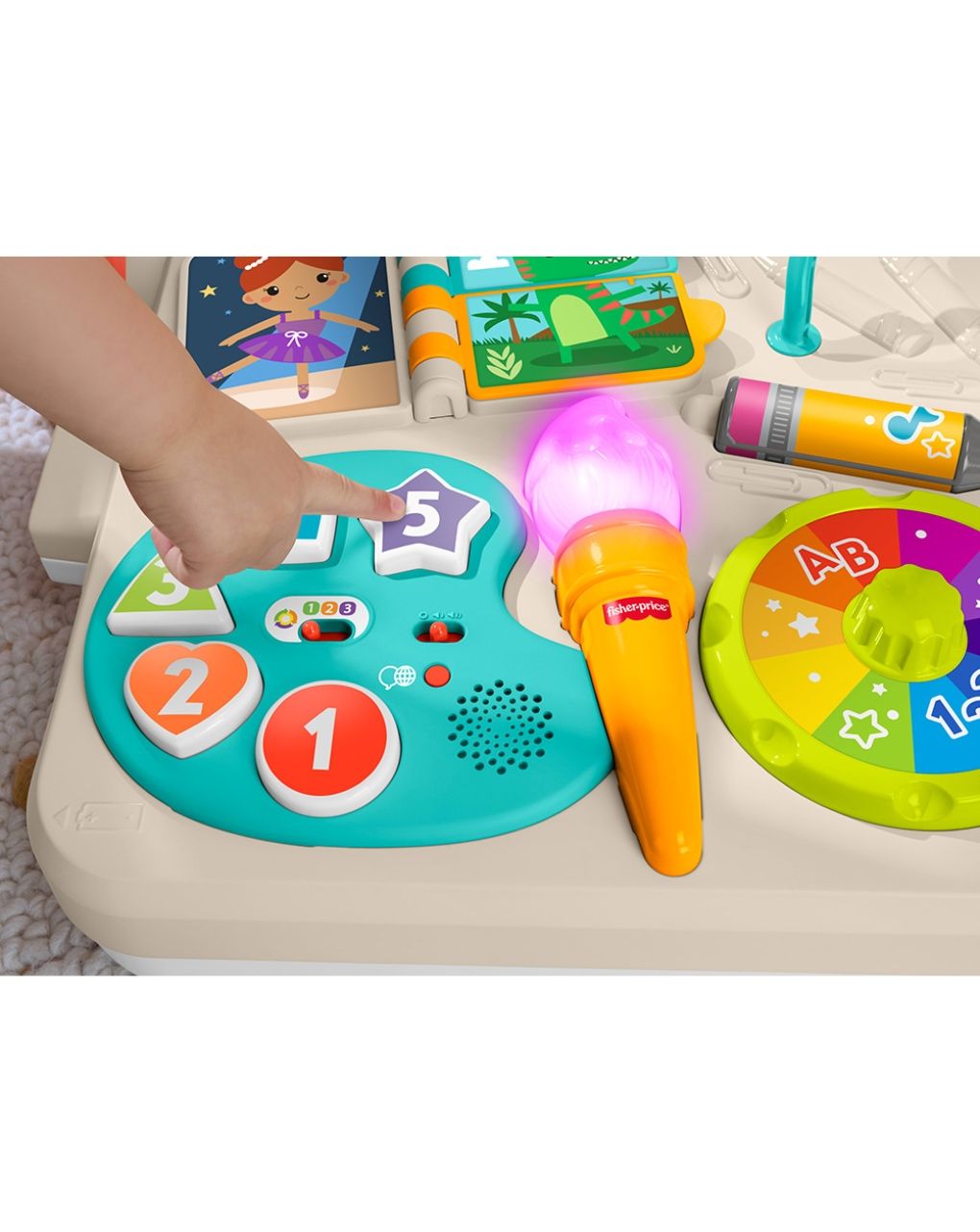 Fisher-price παίζω & μαθαίνω εκπαιδευτικό τραπέζι-πίνακας 4 σε 1 jlm96 - Fisher-Price