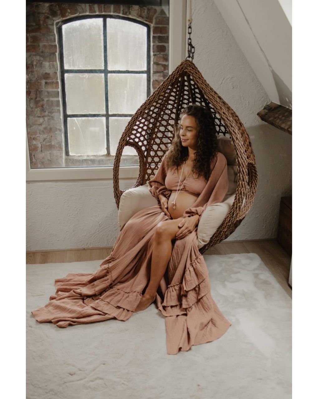 Proud mama μενταγιόν bola sofie rose gold πατουσάκια pm-671 - Proud Mama