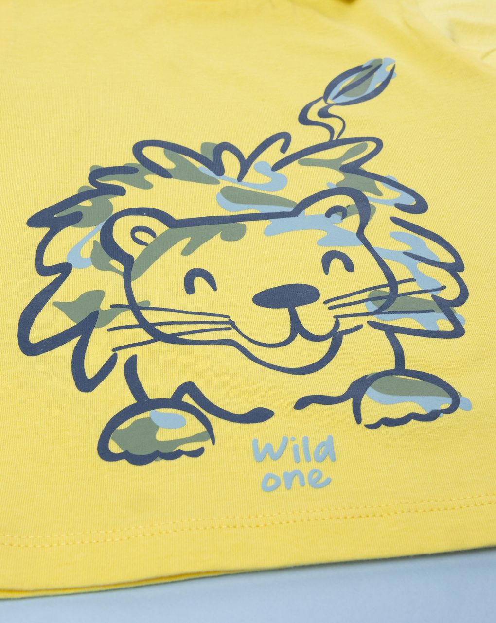 βρεφικό t-shirt κίτρινο με λιοντάρι για αγόρι - Prénatal