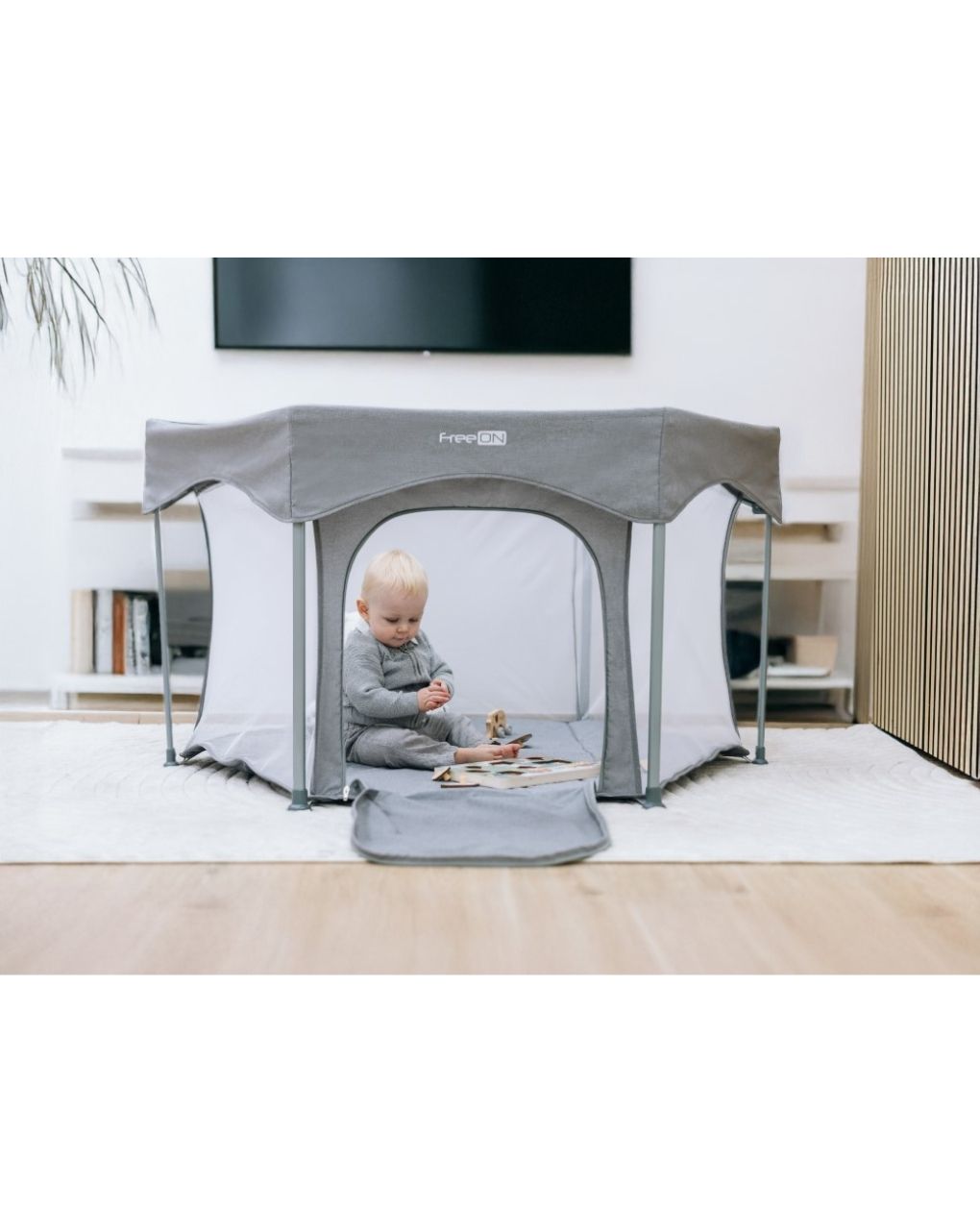 Freeon εξάγωνο πάρκο μωρού playpen hexagon quick folding  88353 - Freeon