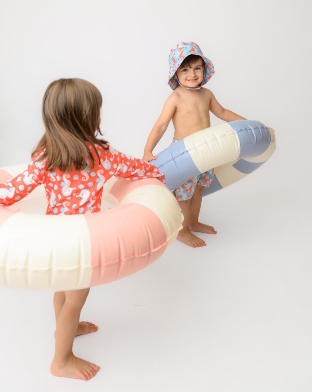 Zoocchini ολόσωμο μαγιό με μανίκια uv sally the seahorse zoo12604 - Zoocchini