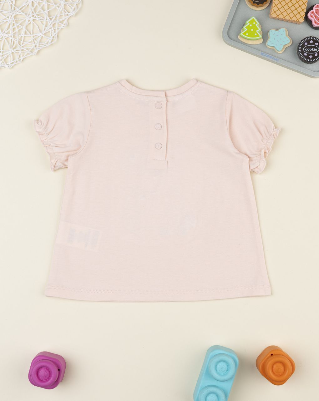 βρεφικό t-shirt ροζ με αρκουδάκι για κορίτσι - Prénatal